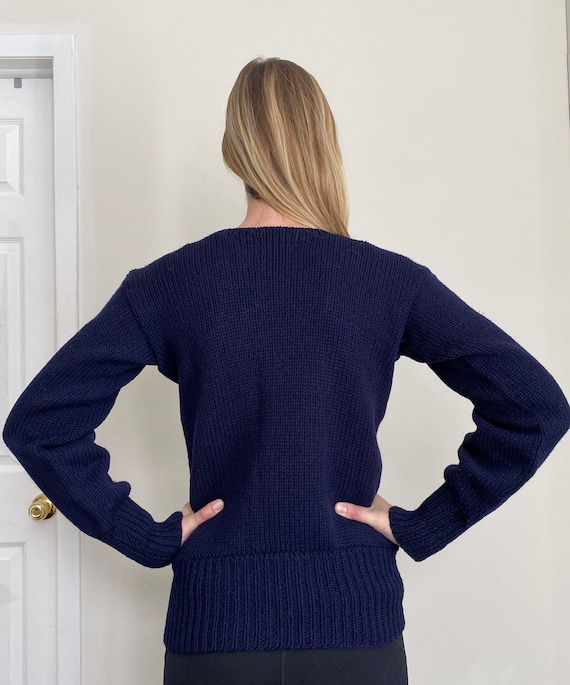 Vintage Cheerleader Sweater Uniform 100 Virgin Woo… Gem