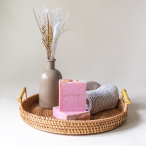 Pink Mimosa Scented Handmade Soap