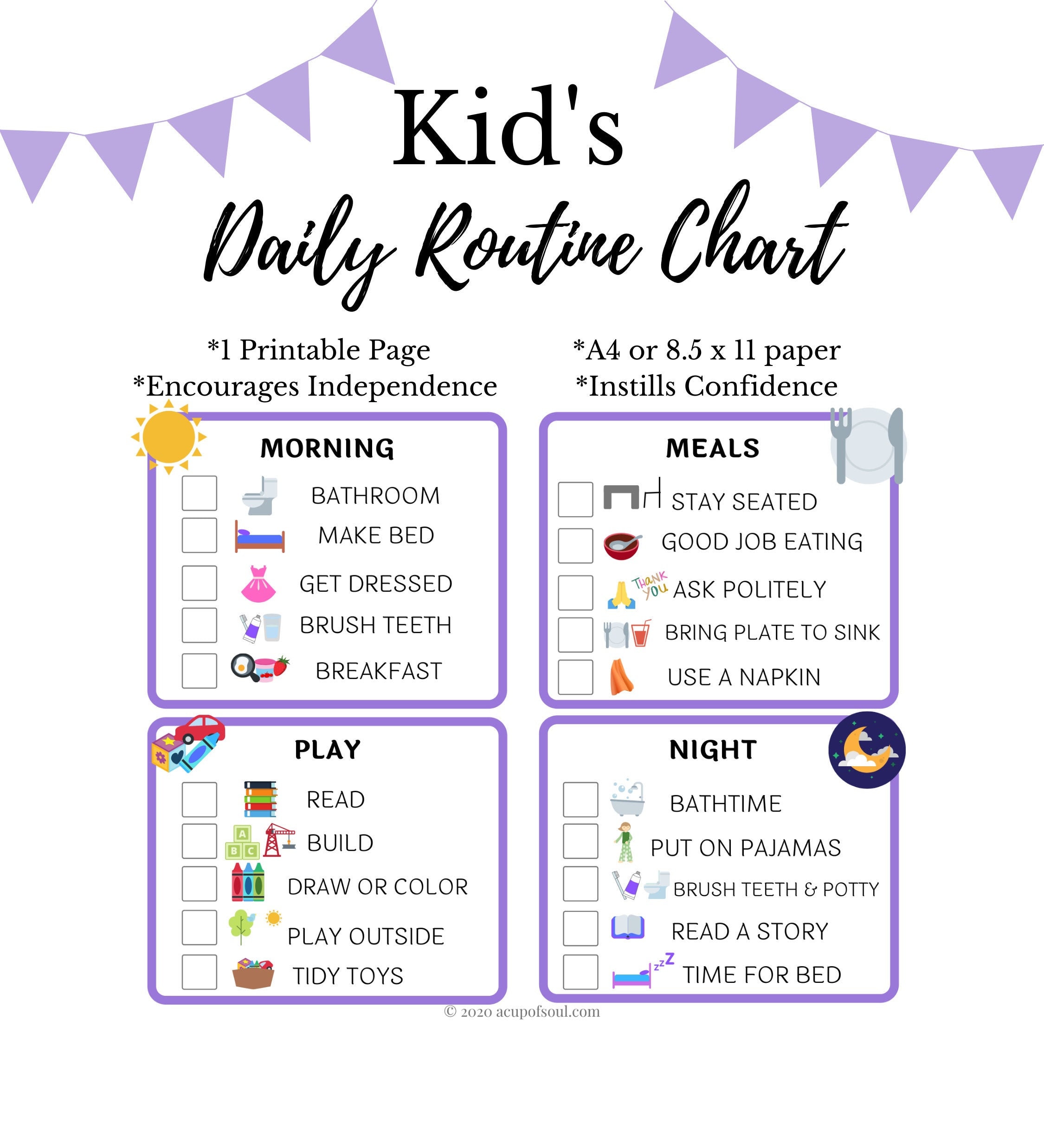 Chart For Toddlers