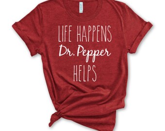 Dr Pepper Help Me Survive Health Drink Beverage Funny Hobby Black T-Shirt S-6XL Dr Pepper Help Me Survive Health Drink Beverage Funny Hobby Black T-Shirt S-6XL