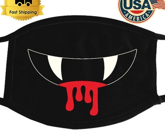 Kids Vampire Mask Etsy - vampire mask roblox