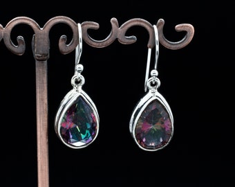 Sterling Silver Mystic Topaz Earrings