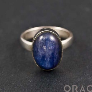 Sterling Silver Kyanite Ring Size 6