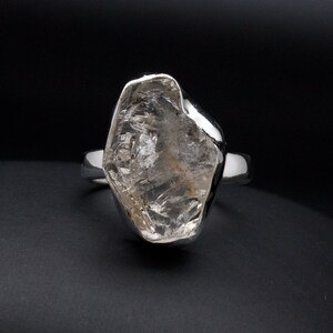 Sterling Silver Herkimer Diamond Ring Size 7