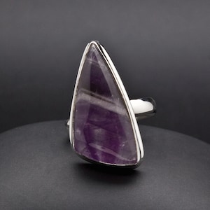 Sterling SIlver Amethyst Ring Size 7