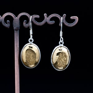 Sterling Silver Titanium Coated Druzy Agate Earrings