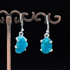 Sterling Silver Apatite Earrings