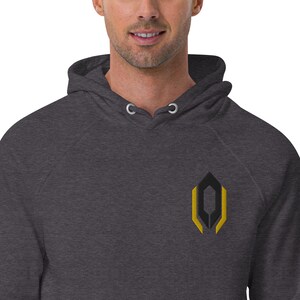 Mass Effect inspired embroidered Cerberus raglan hoodie