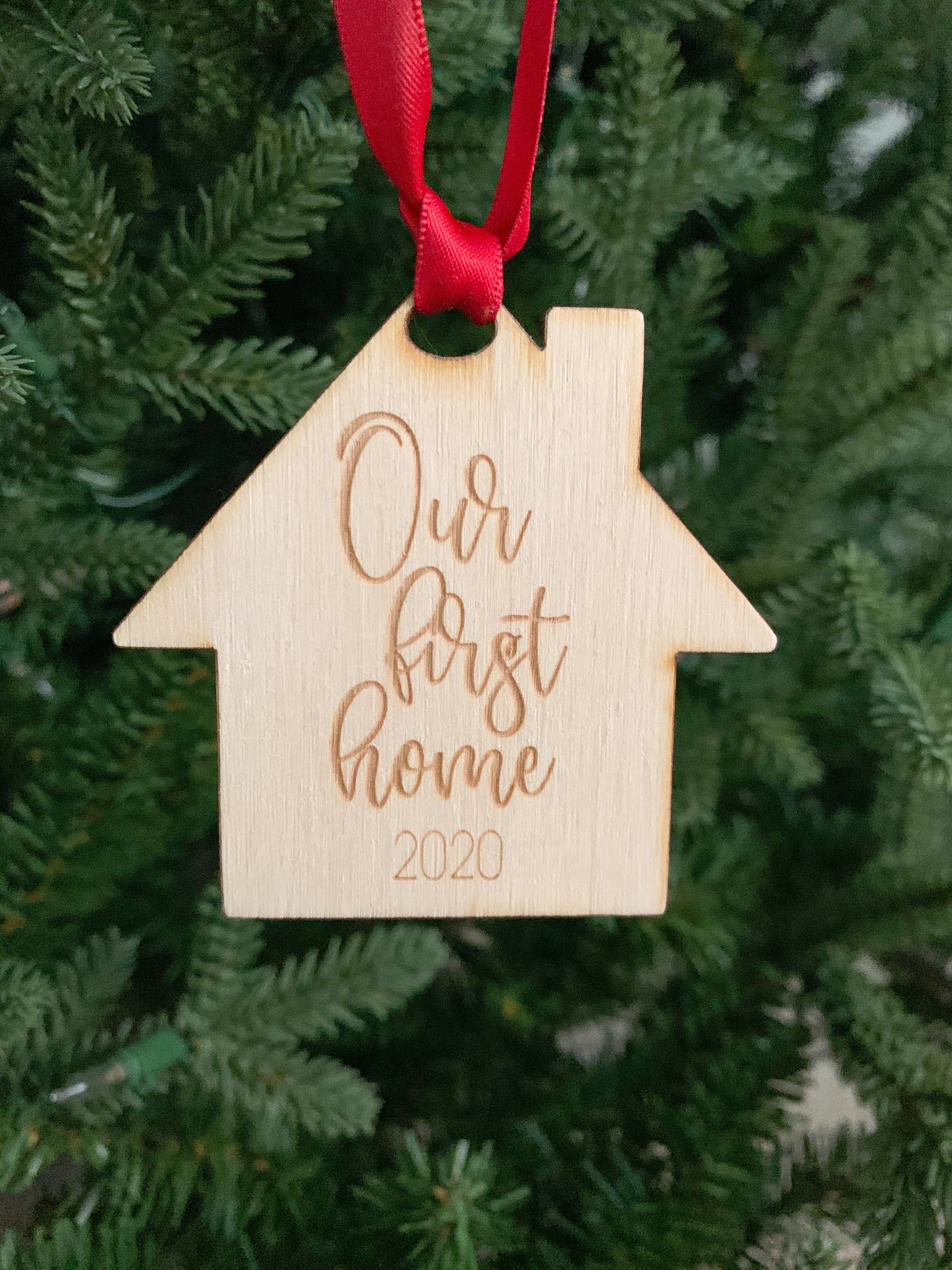 Our First Home 2021 Ornament My First Home Wood Holiday Etsy