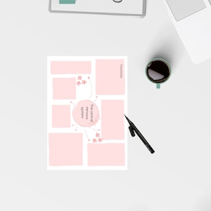 Blank mind map template