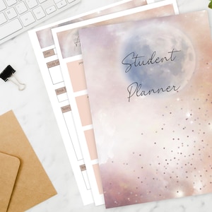 Student planner- moon