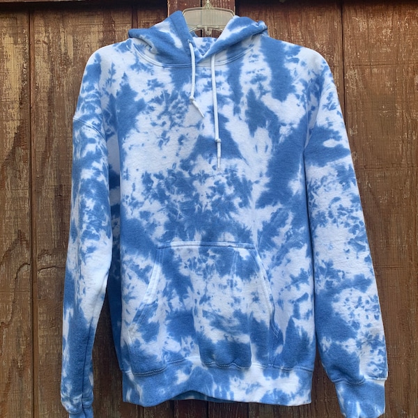 Sku Blue Tie Dye Sweatshirt // Blue Skies Tie Dye // Blue Tie Dye // Tie Dye Loungewear