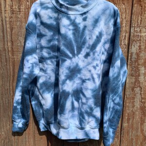 Washed Indigo Swirl Tie Dye Sweatshirt // Kids Sweatshirt // - Etsy