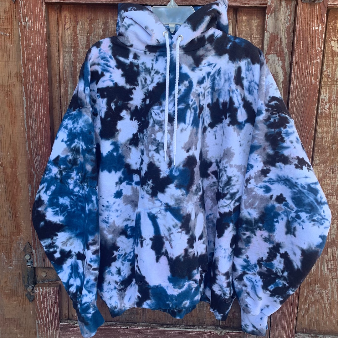 Blue Smoke Tie Dye Sweatshirt Tie Dye Hoodies Tie Dye Sweatshirts Black Tie Dye Grey Tie Dye Blue Tie Dye Sweatshirt Etsy
