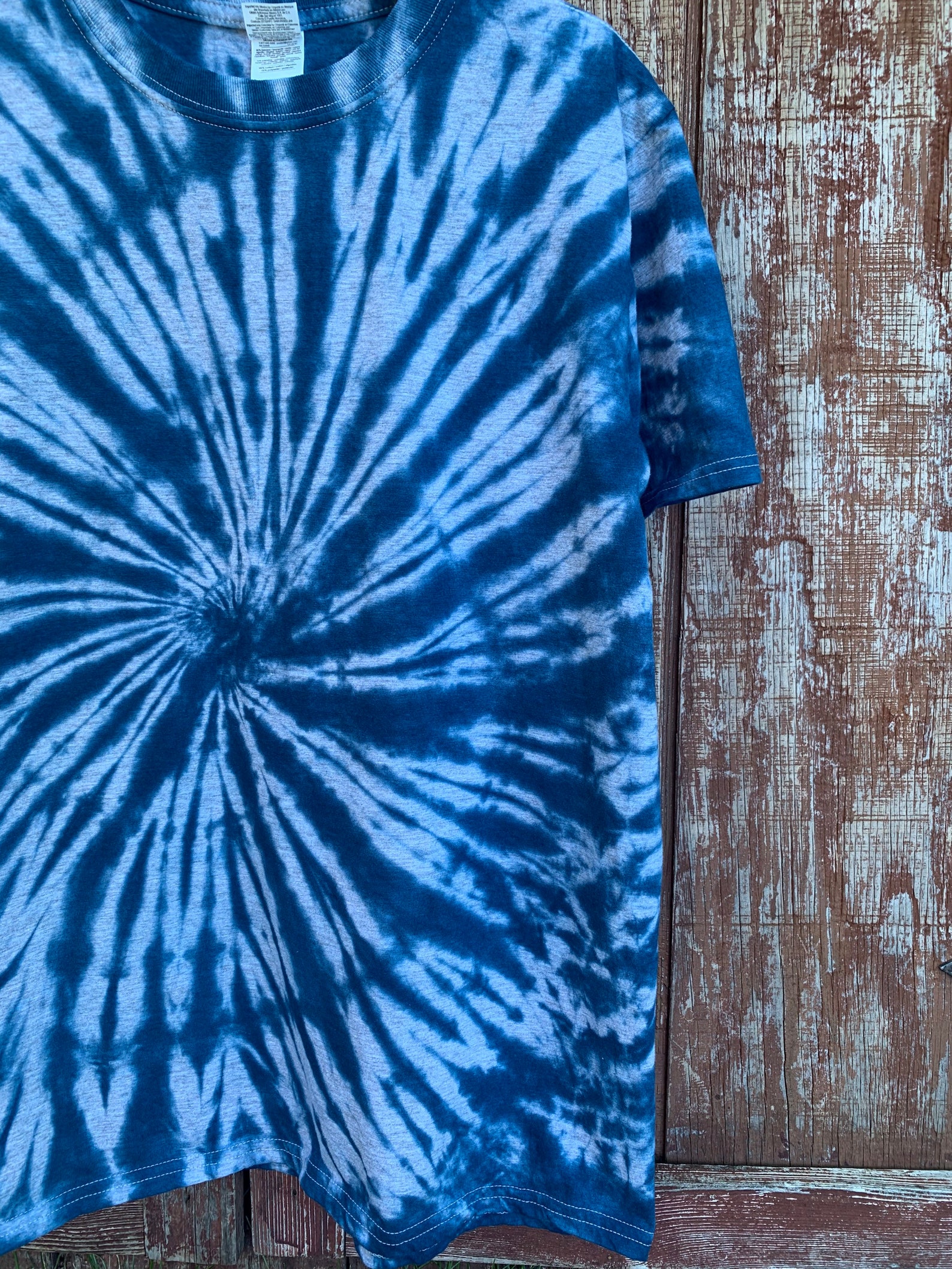 Tie Dye Tshirt // Navy Tie Dye // Heather Grey Tie Dye Shirt Etsy UK