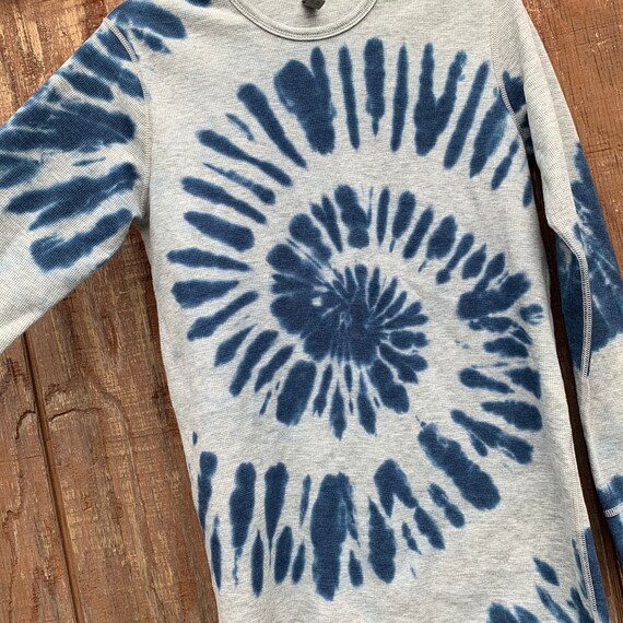 Waffle knit hotsell tie dye