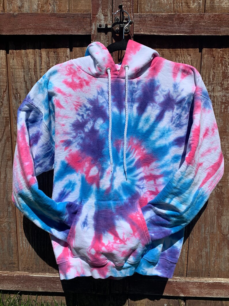 Cotton Candy Swirl Tie Dye Sweatshirt // Adult Sweatshirt // - Etsy India