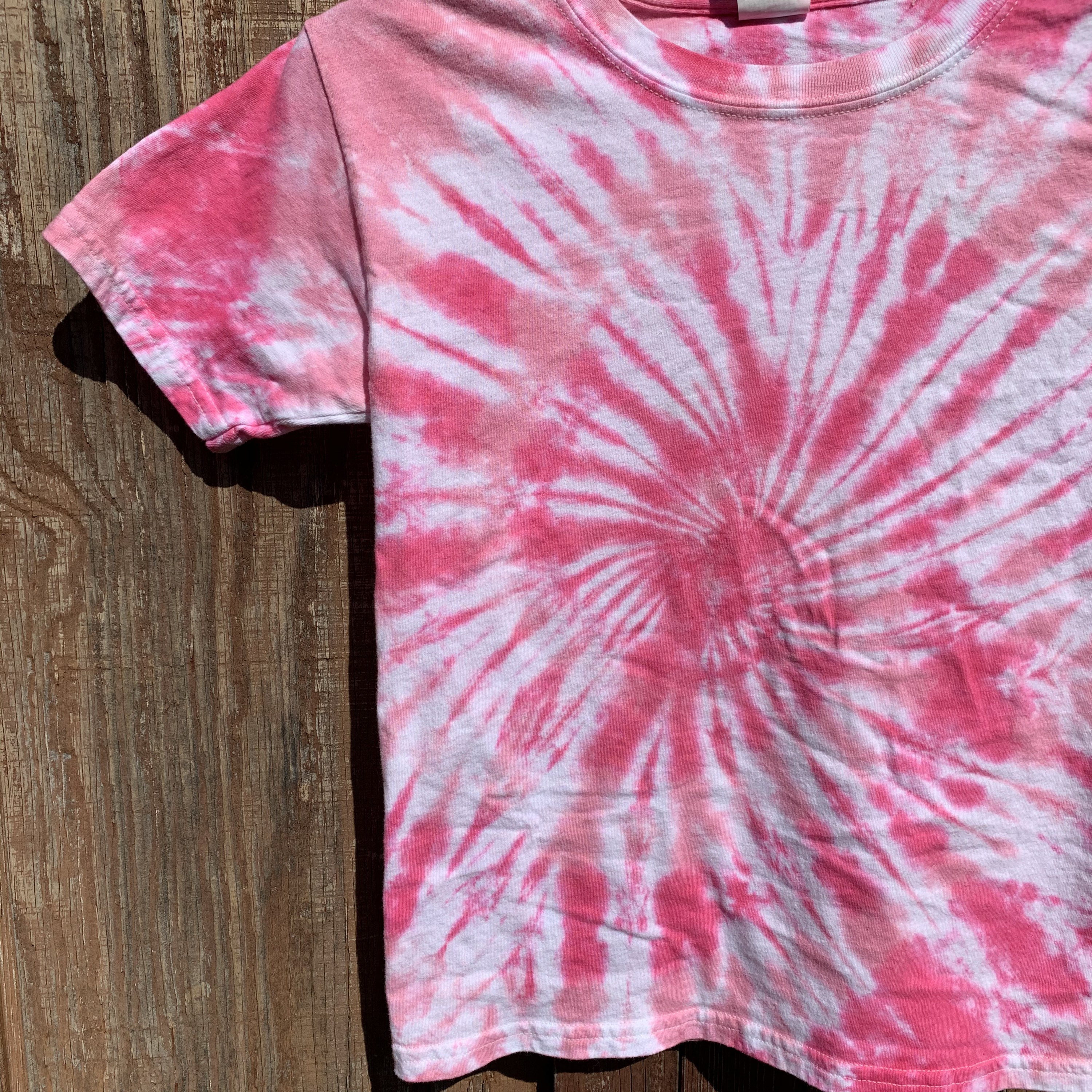 Bubblicious ~ Pink Swirl Tie Dye T-shirt // Unisex Kids T