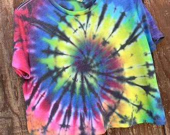 Tie Dye Crop Top // Cropped Top // Custom Cropped Top // Rainbow Tie Dye