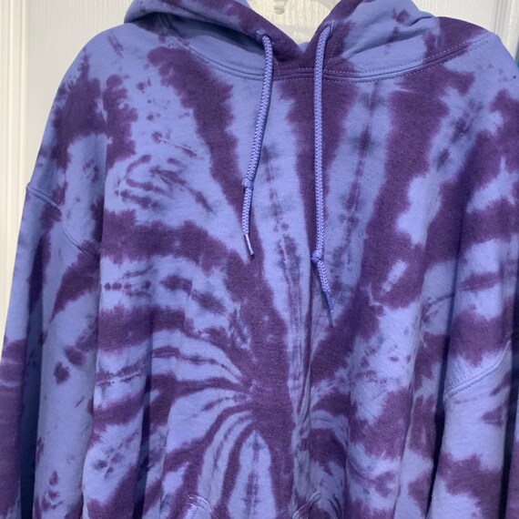 Sudadera tie dye morada sale