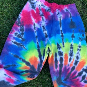 Rainbow Tie Dye Sweatpants Rainbow Tie Dye Sweatpants // - Etsy