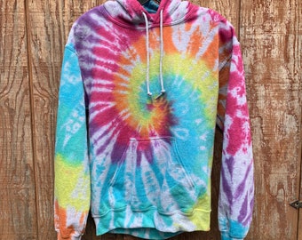 Gray tie dye hoodie sale