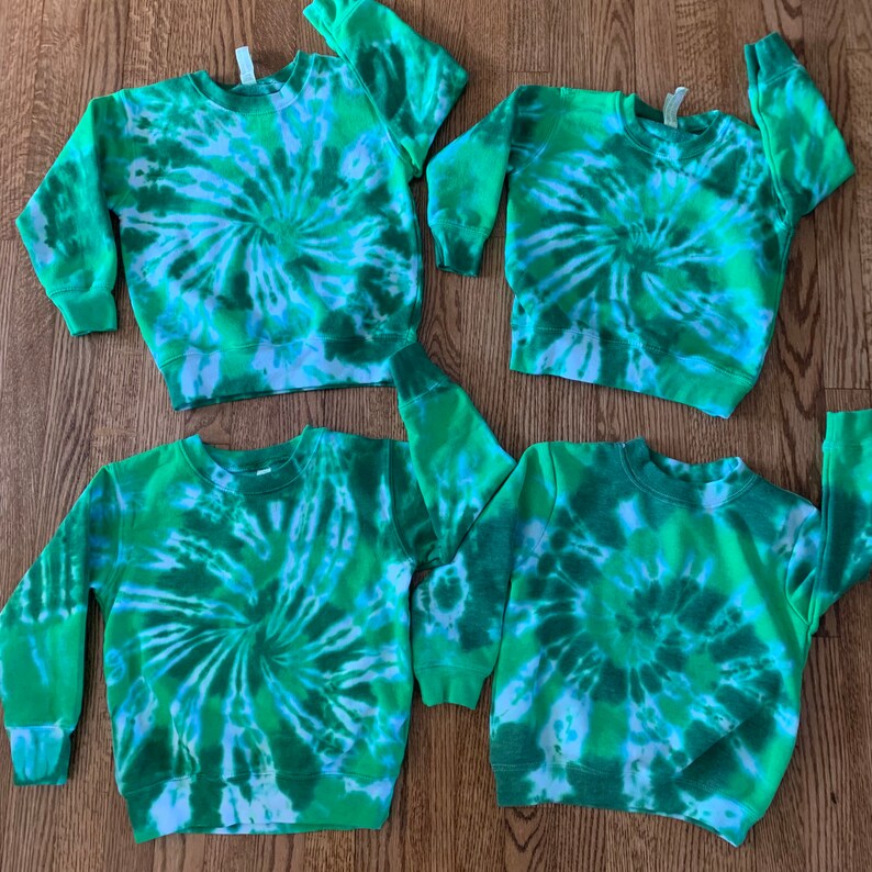 st patrick's tie dye shirt
