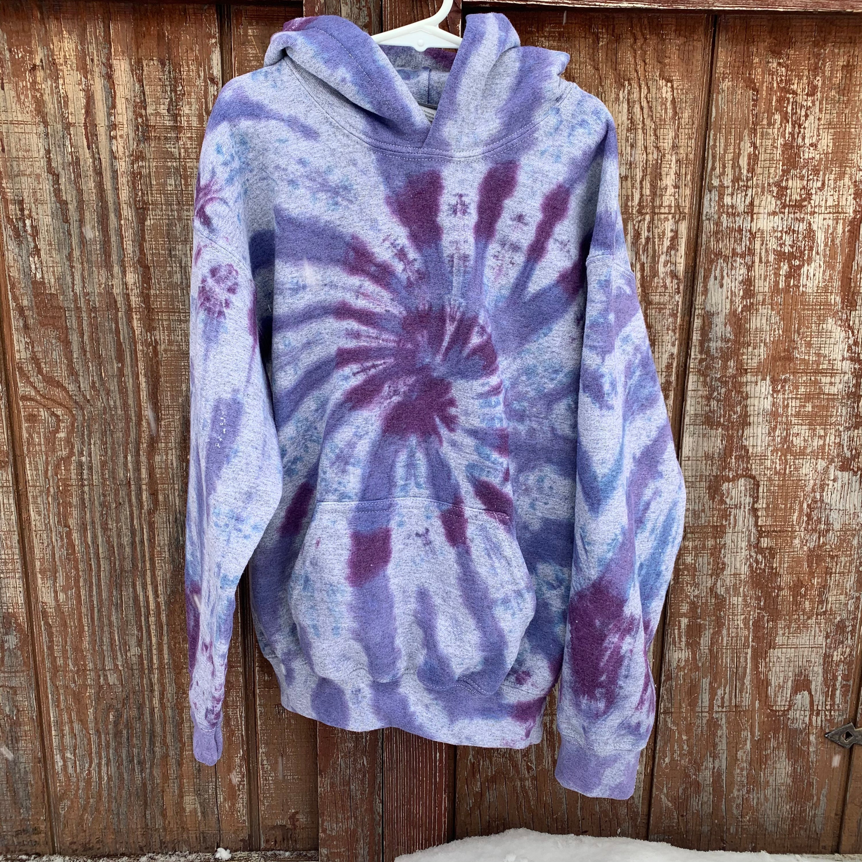 Purple Tie Dye Sweatshirt // Purple Tie Dye Hoodie // Purple Purple Tie Dye Sweatshirt // Purple Tie Dye Hoodie // Purple
