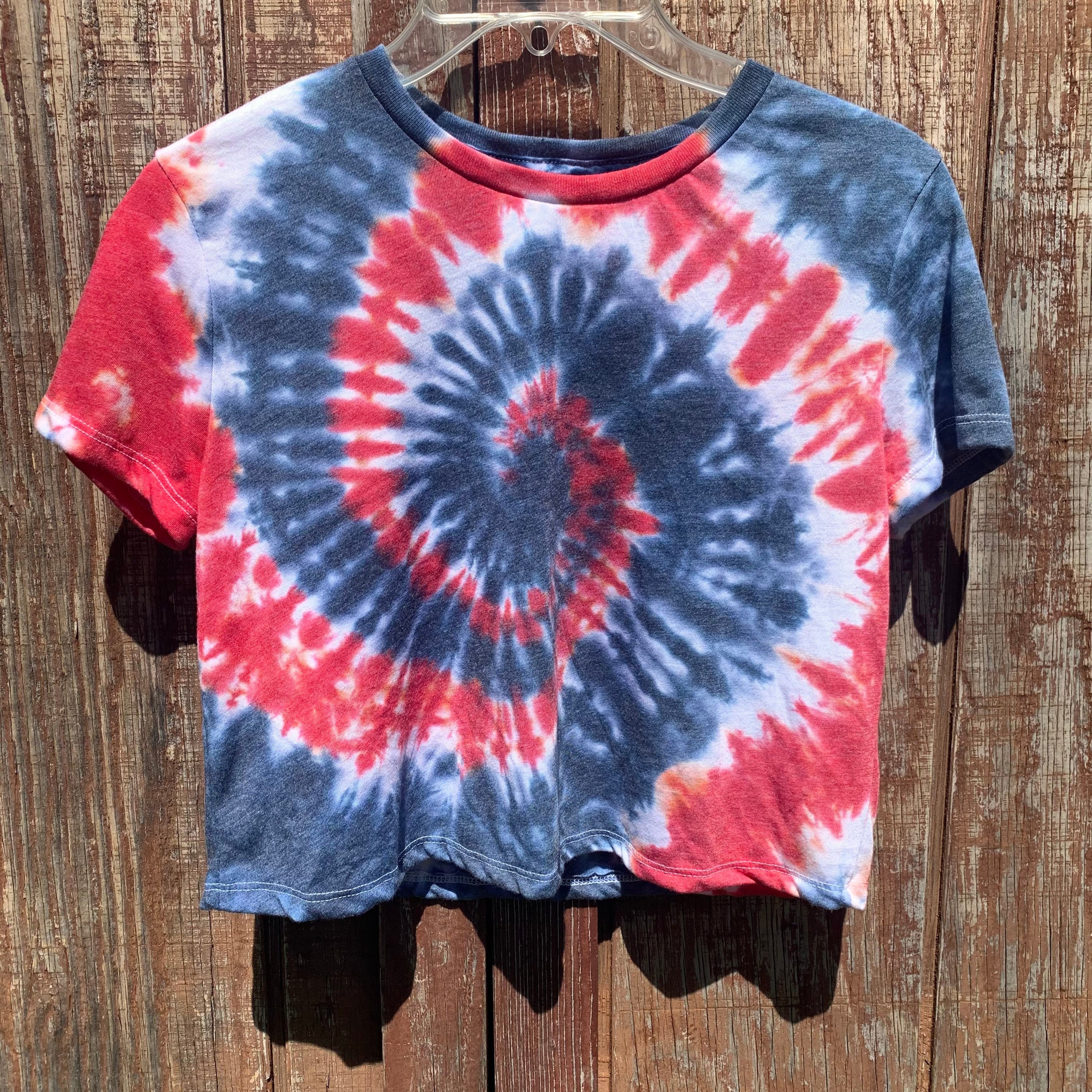 Patriotic Shirt // Patriotic Tie Dye Crop Top // Custom - Etsy