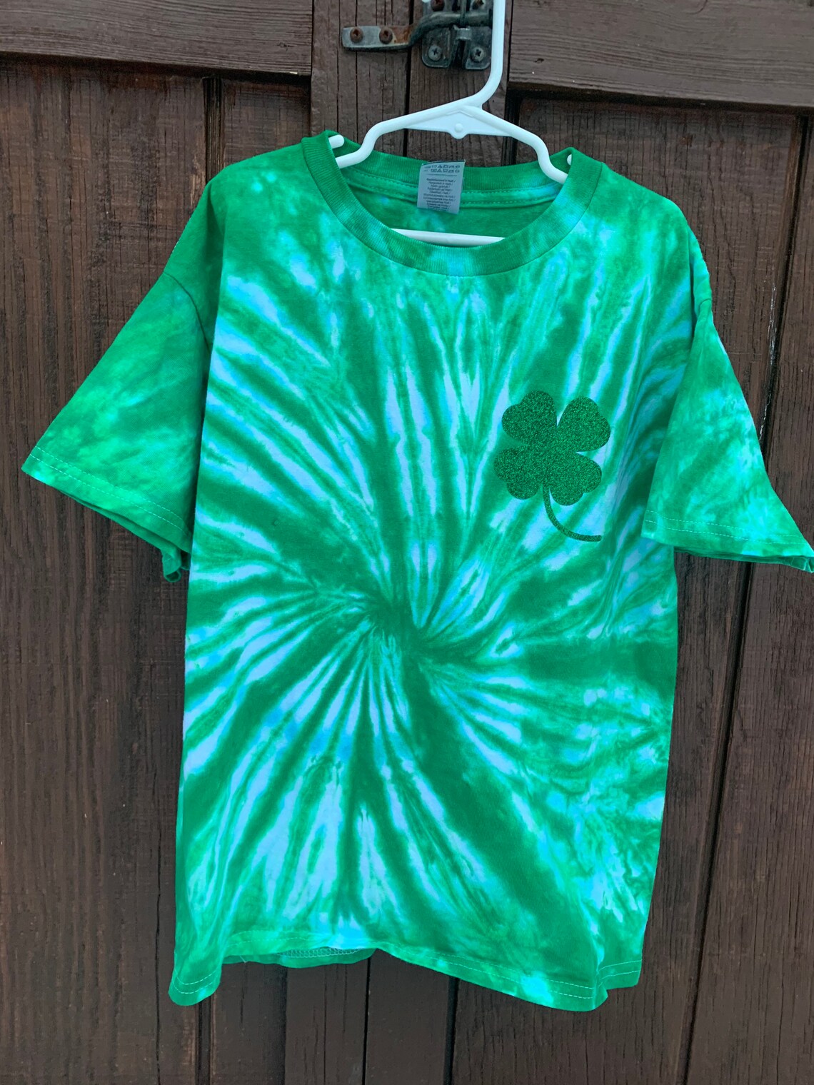 st patrick's tie dye shirt
