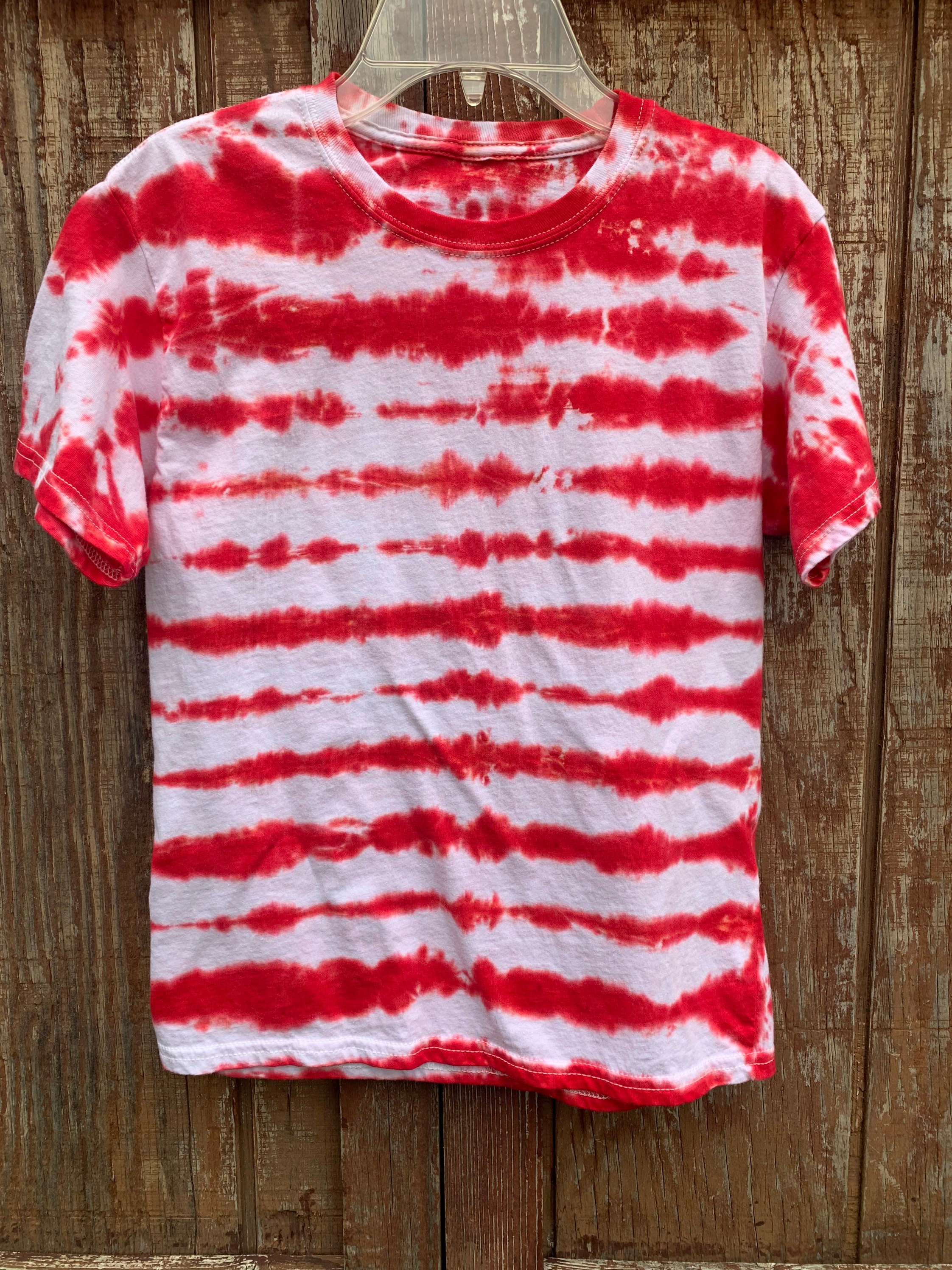 Candy Cane Tie Dye T-shirt // Unisex Kids T-shirt // Unisex - Etsy UK