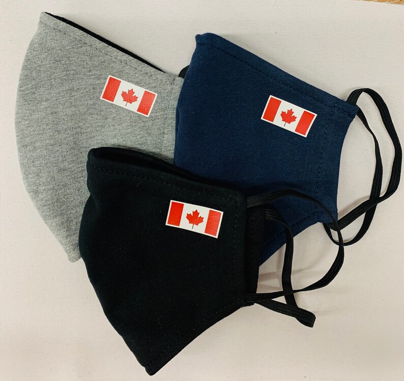 Canada Flag Face Mask Reusable Washable Stylish Double Etsy