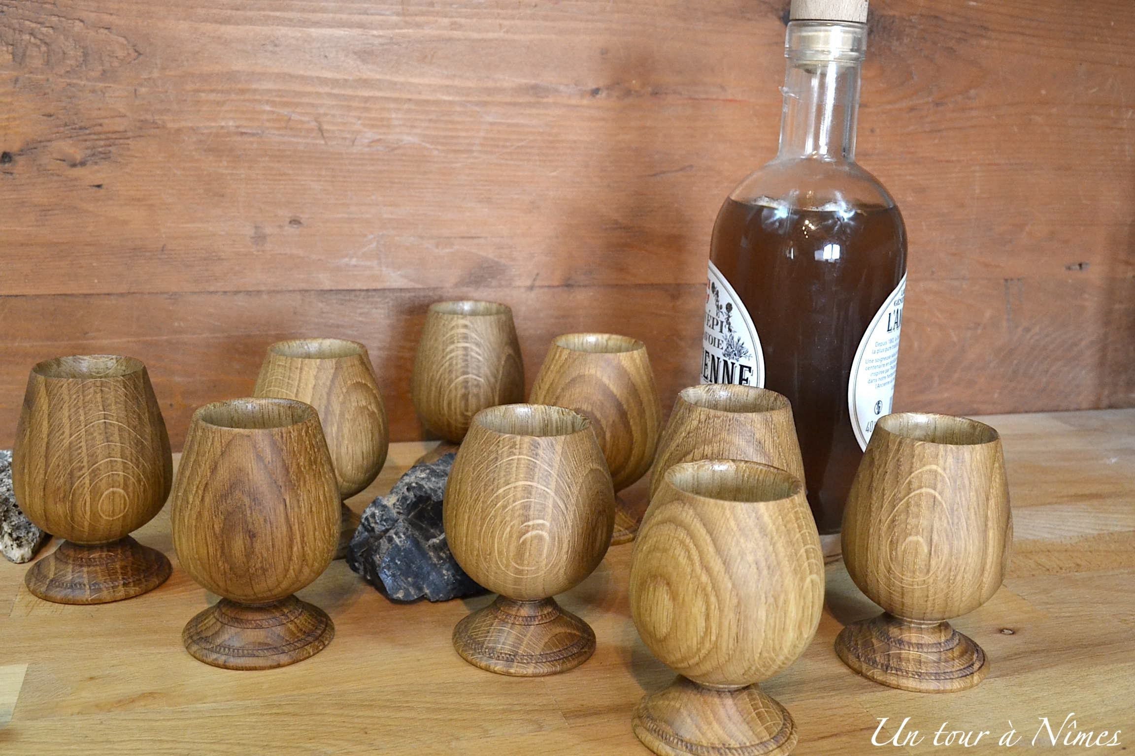 Petits Verres Digeo en Chêne