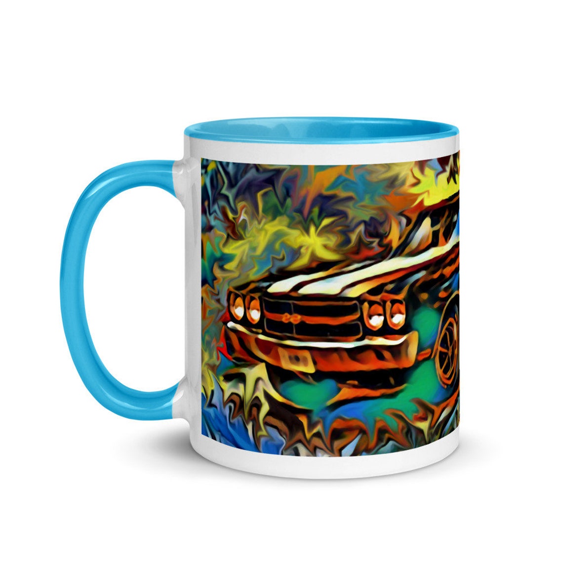 Chevy Chevelle Classic Sports Car Racing Coffee Mug Tea Cup Etsy