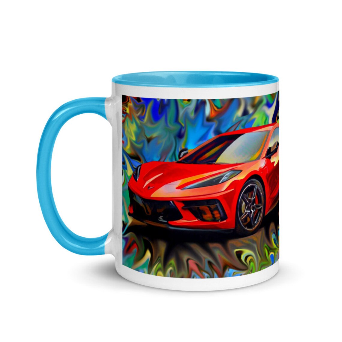 Chevy Corvette C8 Sports Car Mug Tea Cup Coffee Christmas | Etsy