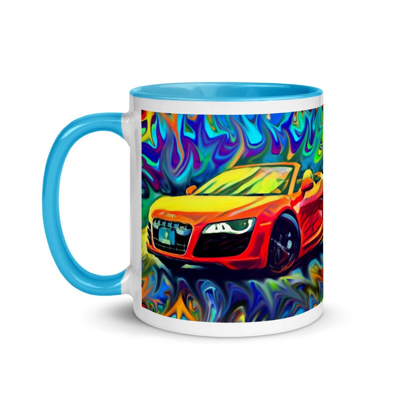 R8 V10 Exotic Sports Car Racing Cool Tea Cup Coffee Mug Gift Etsy