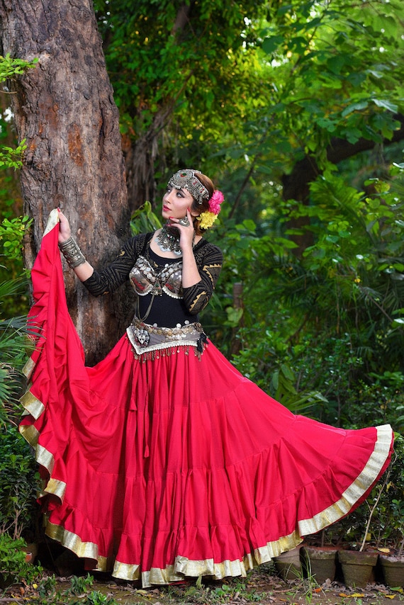 トライバルベリーダンススカート - 25ヤード＆35ヤード、ATS