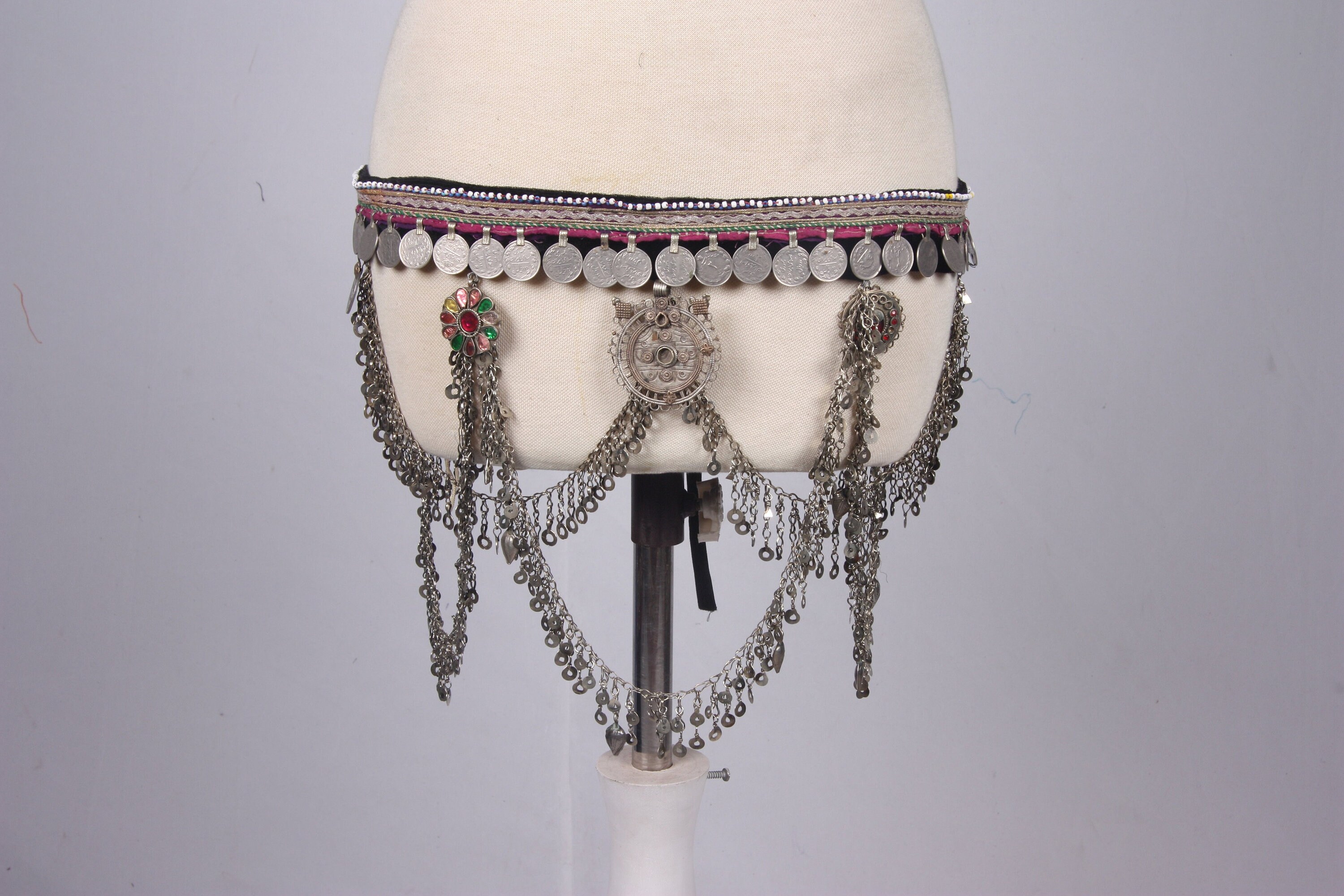 トライバルベリーダンス クチ ヴィンテージ ダブルドレープ ブラ