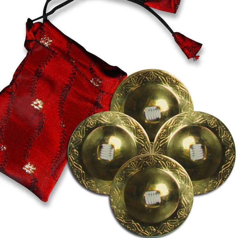 Tribal Belly Dance Accessories Finger Cymbals / Zills Antique Etsy