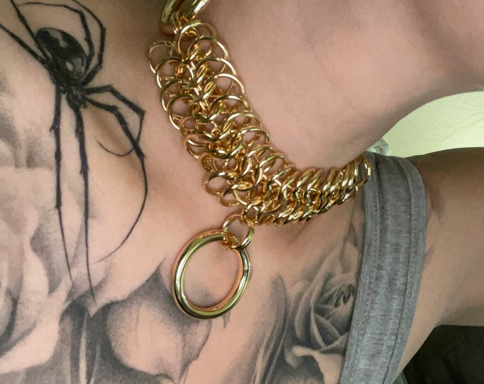Chainmail Choker Etsy