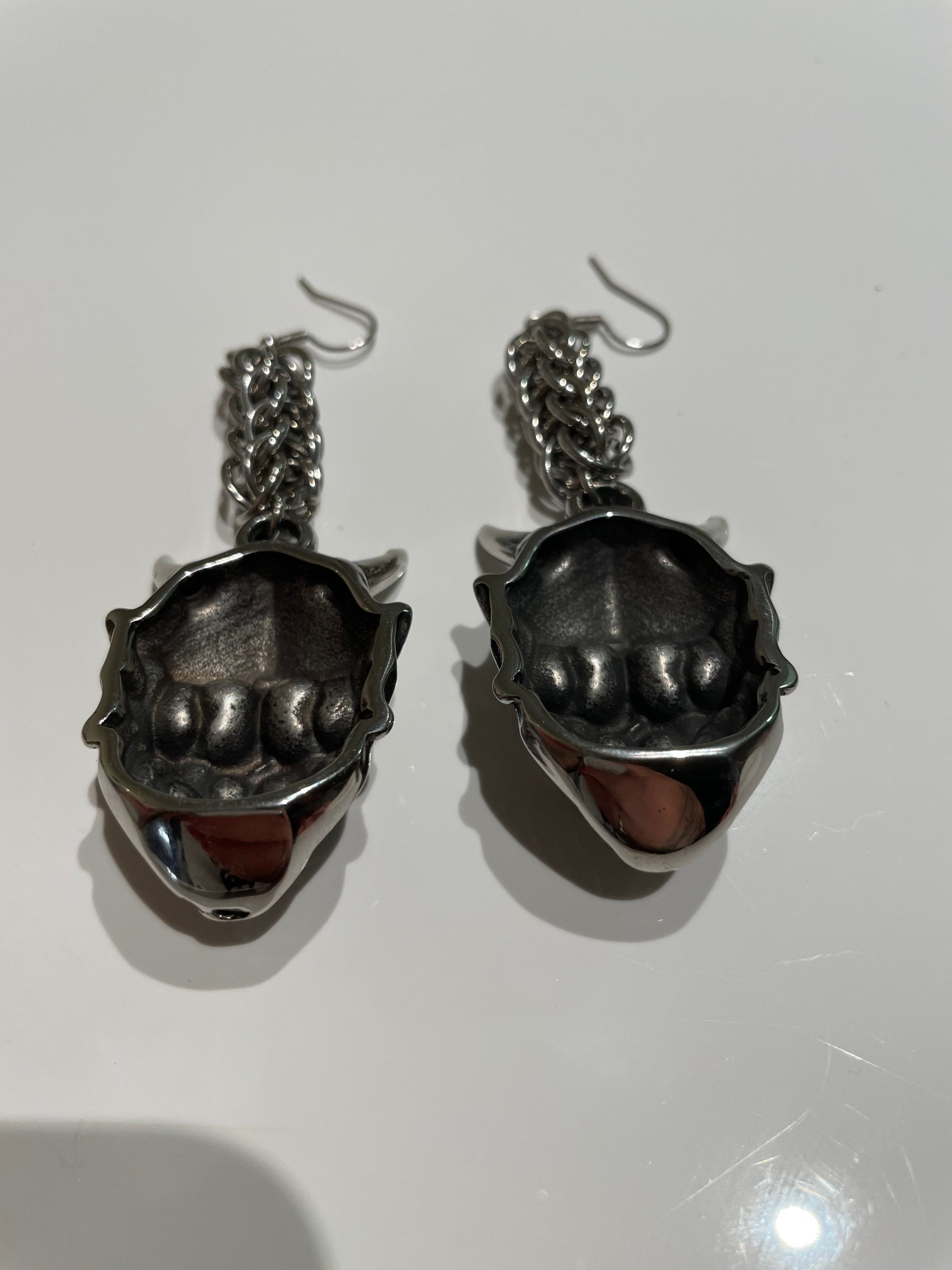 Pendant Size Hannya/ Oni Mask Earrings Etsy