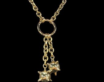 Gold flail double mace  chain