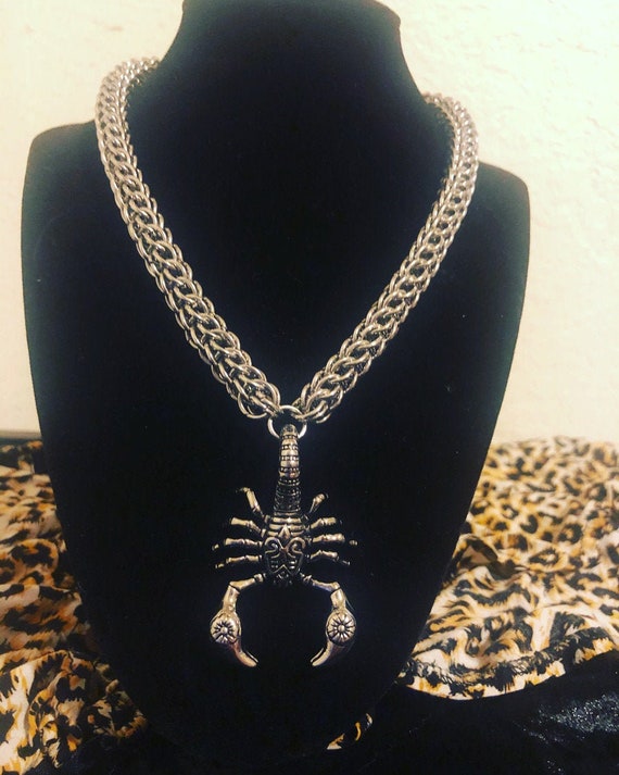 Scorpion necklace Etsy