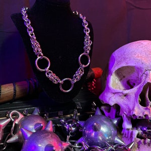 Chainmaille o-ring necklace