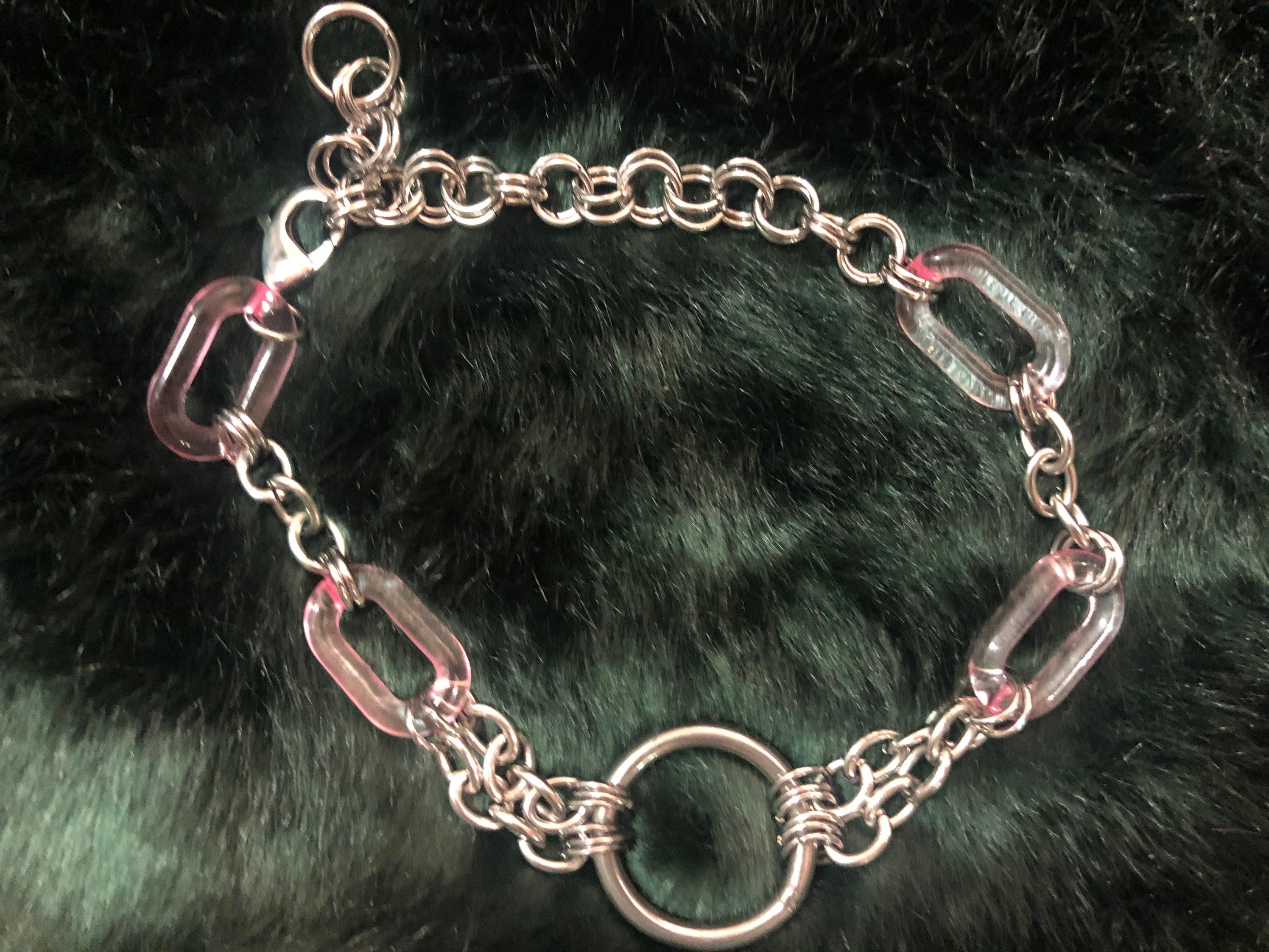 Acrylic chain / stainless steel Etsy