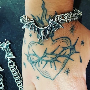 Chainmaille Bat bracelet