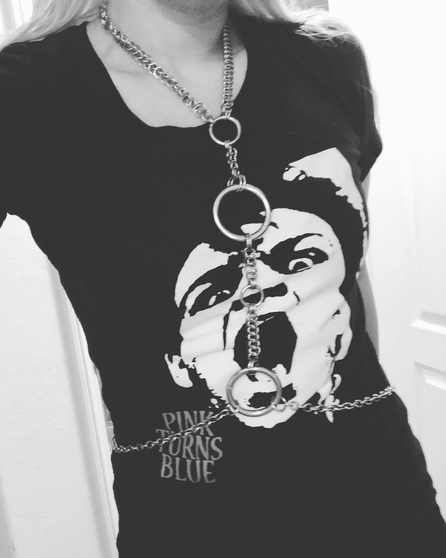 Chainmaille Harness Chain Harness Bdsm Etsy