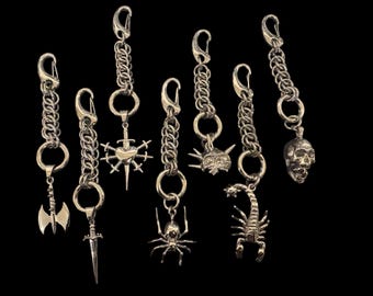 Large keychain, bag chain, chain accesory