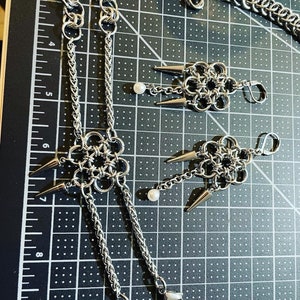 Chainmail Flower Bracelet - Etsy