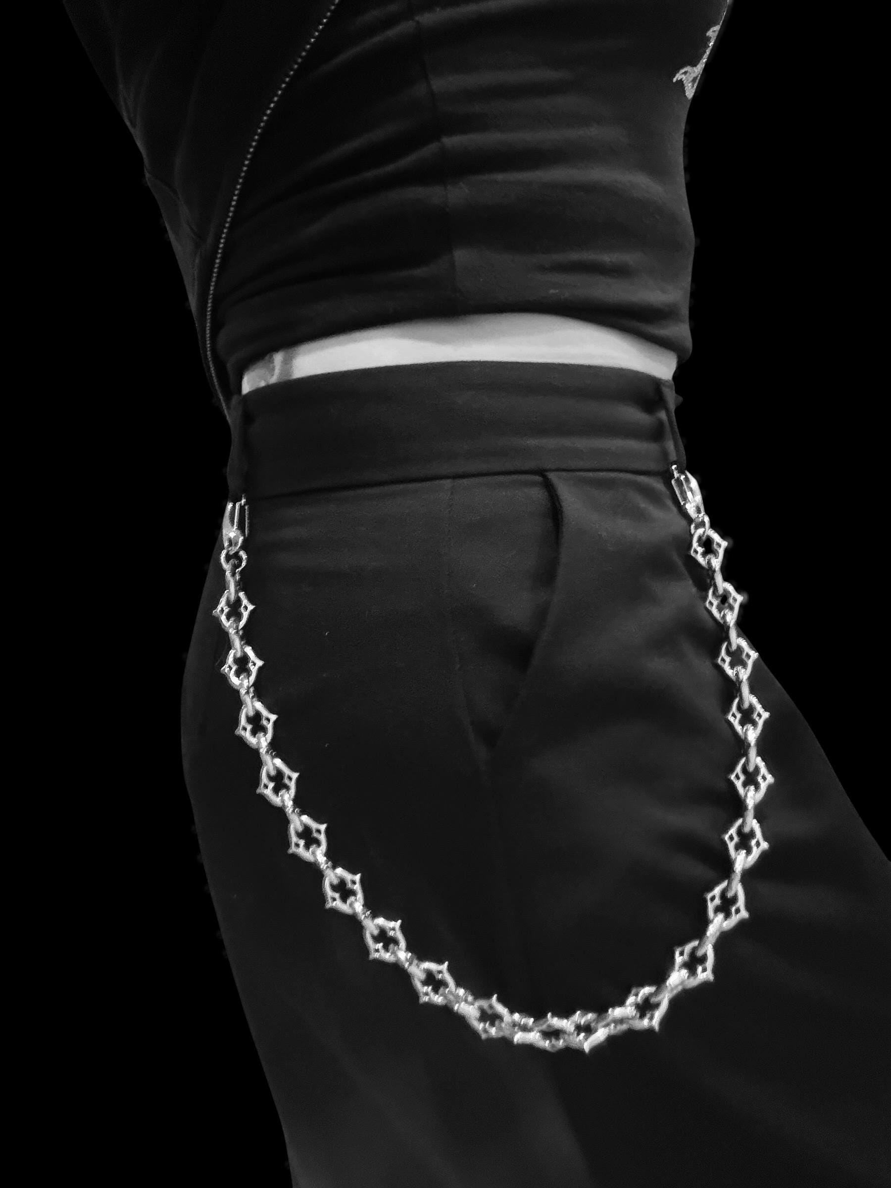 Cathedral Wallet Chain | Stainless Steel Gothic Pants Chain | Medieval Biker Chain